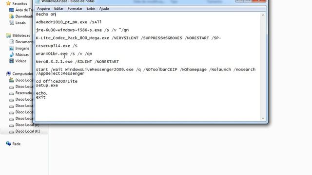 Instalação automatica de programas no Windows XP смотреть онлайн