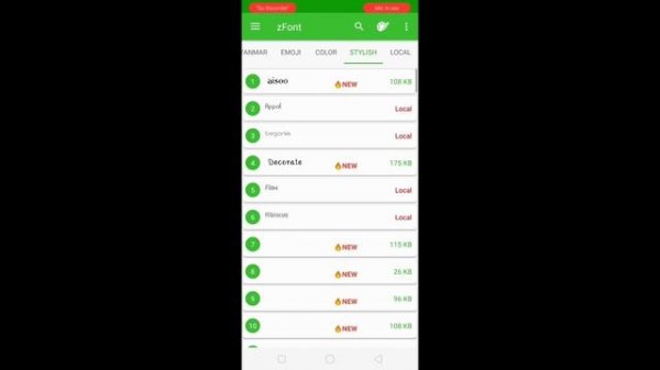 How to change display font on your Android phone using zFont App | Tutorial