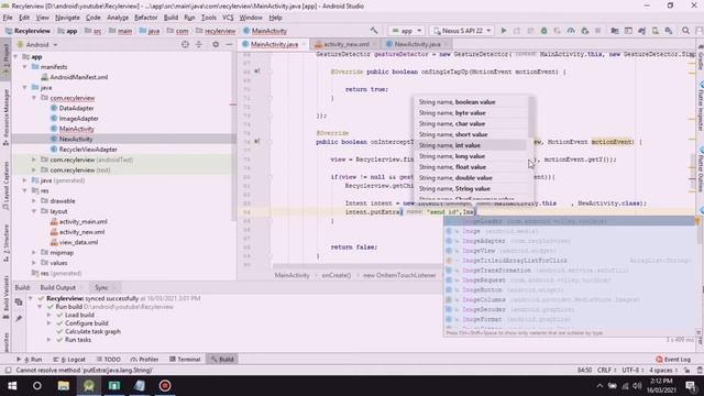 Membuat event klik pada recyclerview dan image volley android studio database mysqli смотреть онлайн