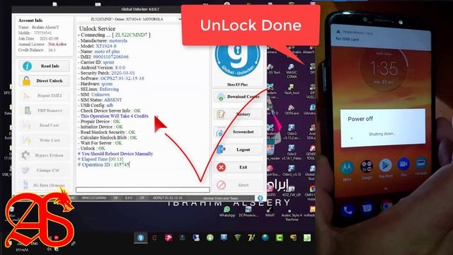 UnLock SIM | MOTO E5 Plus | XT1924-8 | SPRINT | BoosT Mobile | Global Unlocker Tool смотреть онлайн