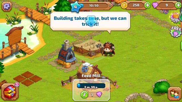 Vikings and Dragon Island Farm Game — Mobile Game | Gameplay Android смотреть онлайн