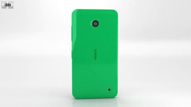 Nokia Lumia 630 Bright Green 3D model by 3DModels.org смотреть онлайн