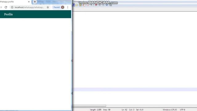 WhatsApp Tutorial Part-12: Profile Top Navigation Bar HTML CSS for Android mobile, Tablet and Web. смотреть онлайн