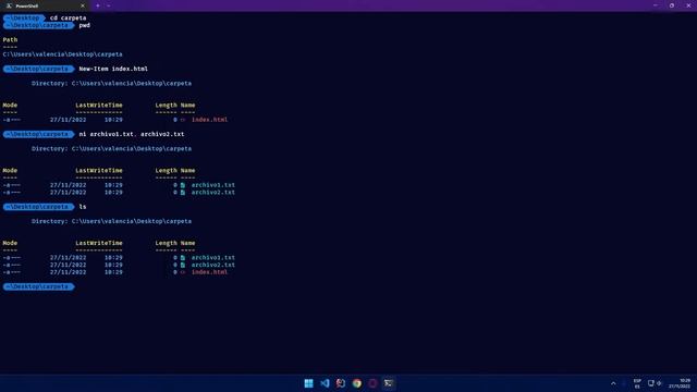 Introducción comandos básicos Powershell смотреть онлайн