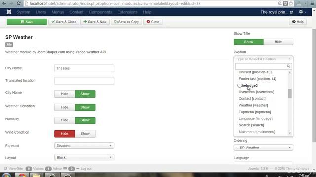 006 Weather Forecast Module смотреть онлайн