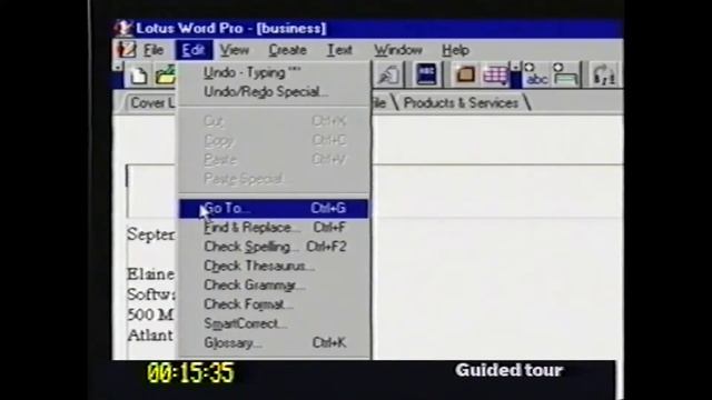SOFTVISION - How To Use Lotus Word Pro Part 1 Flashback смотреть онлайн