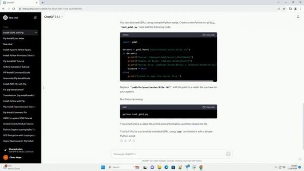 how to install gdal with pip