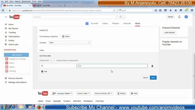 How to Set Social Network Links on Youtube Channel Art -Set channel art links || Edit Links смотреть онлайн