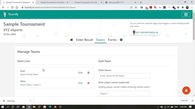 Tournify.in tutorial | PUBG Points Table Maker | eSports Tournament Manager App смотреть онлайн