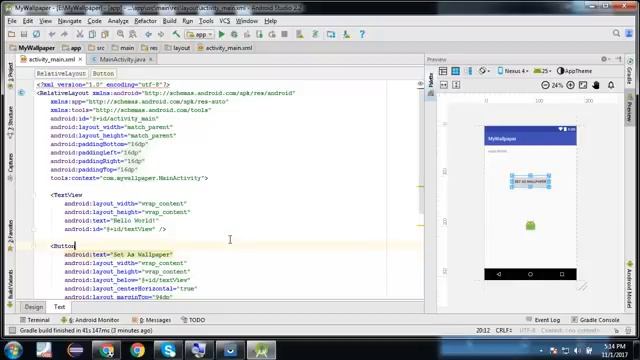 Creating Wallpaper App In Android Studio (In Hindi) смотреть онлайн