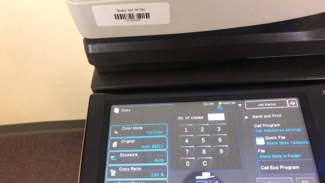 Sharp MX 3610 смотреть онлайн