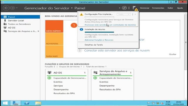 Aula 04 - INSTALAÇÃO DO ADDS E DNS WINDOWS SERVER 2012 R2 смотреть онлайн
