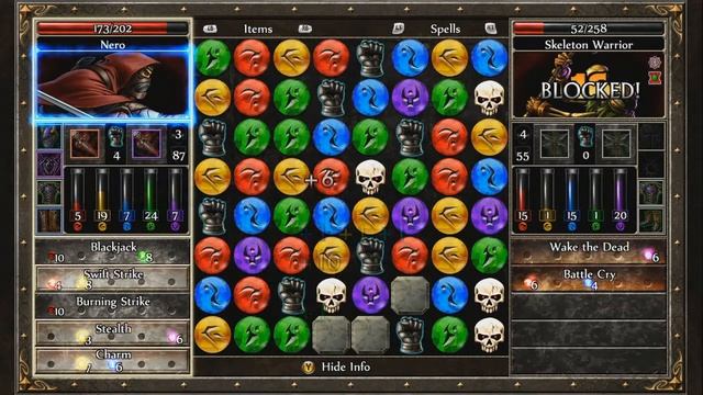 Puzzle Quest 2 [HD] Playthrough part 40 смотреть онлайн