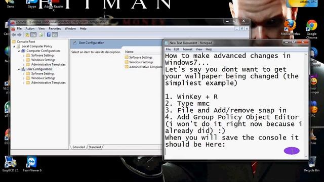 Advanced changings through console (MMC) Windows2000/XP/Vista/7 смотреть онлайн