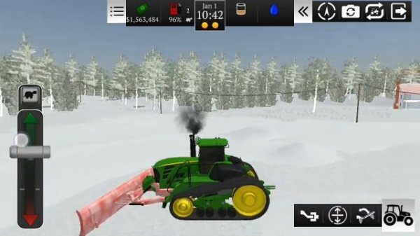 Farming usa 2 snow plowing