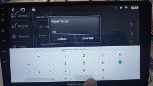 TS10 & TS18 factory reset function