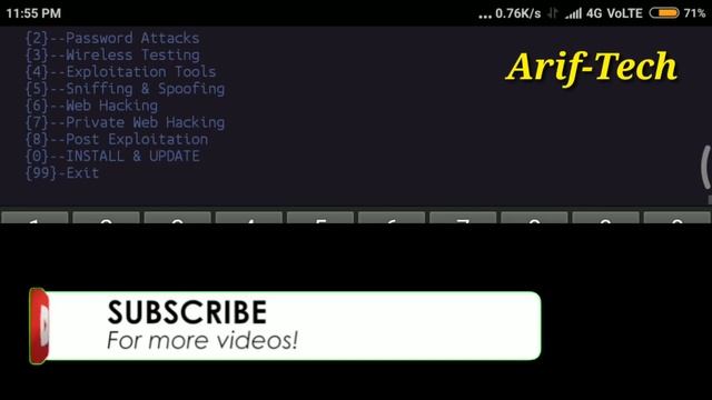 Fsociety-Kali-Linux Tools on termux [noroot] Android смотреть онлайн