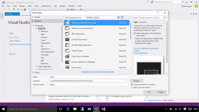 (1) Setting up your Visual Studio environment to build Universal Windows apps смотреть онлайн