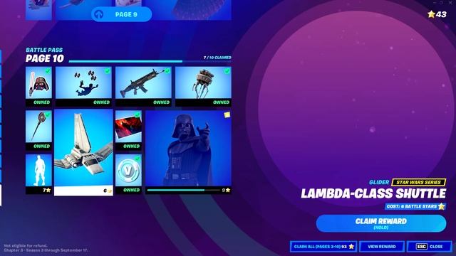 Fortnite Darth Vader Unlocked (Early access) смотреть онлайн