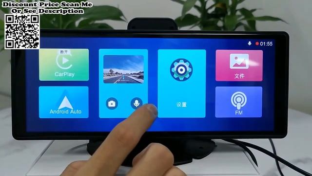 4K 10.26" Dash Cam ADAS Wireless CarPlay Android Auto WiFi Car DVR Review Aliexpress смотреть онлайн