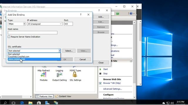 You currently run a website on the company server You want to allow SSL connections to this websit смотреть онлайн