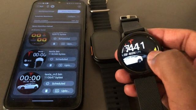 X8 Ultra & HW21 custom tesla watch faces смотреть онлайн