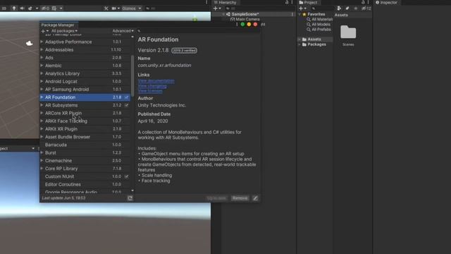 | AR Basics | How To Download AR Foundation Kit And Set It Up | смотреть онлайн