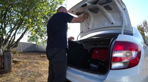 Установка камеры заднего вида на Лада Гранта