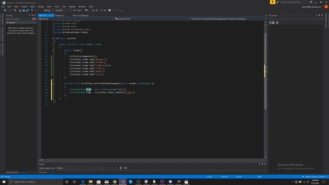 C# Forms Lesson 5: Listview, Masked Textbox & Monthly Calendar смотреть онлайн