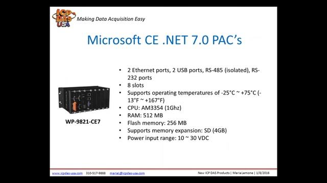 New ICP DAS Products 2016 смотреть онлайн