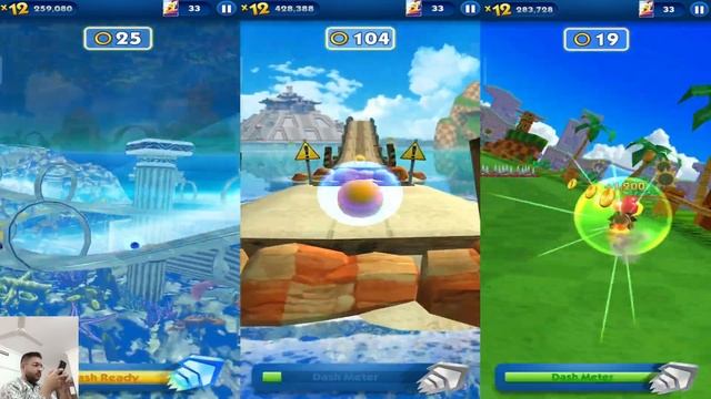 Sonic Dash - Metal Sonic vs Ms PAC man vs Grim Sonic - All Characters Unlocked - Gameplay смотреть онлайн