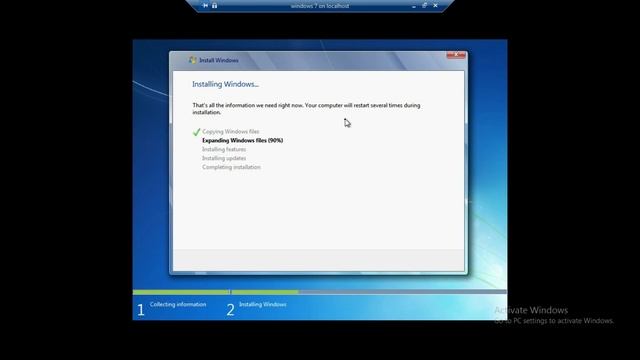 Part 3 | Install windows 7 on hyper-v | windows 7 installation |Install VM in Hyper -v смотреть онлайн