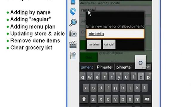 Veggie Shopping list generator (grocery list activity). Android app from veggierevolution.com смотреть онлайн