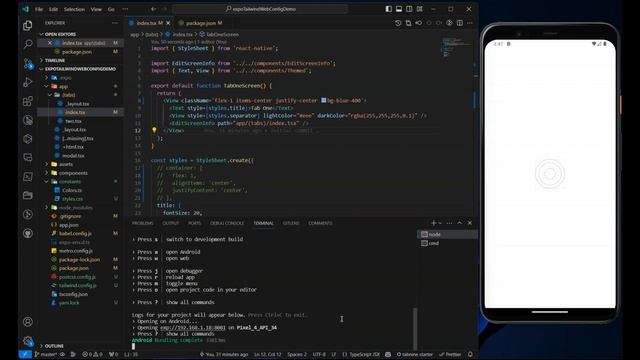 Configuring TailwindCSS for React-Native Expo-Web using NativeWind смотреть онлайн