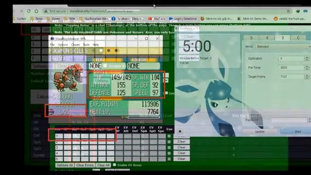 [Pokemon Ruby] Shiny Groudon (Shiny Hunting Guide) RNG + GBA Emulator + EonTimer + PokeFinder смотреть онлайн
