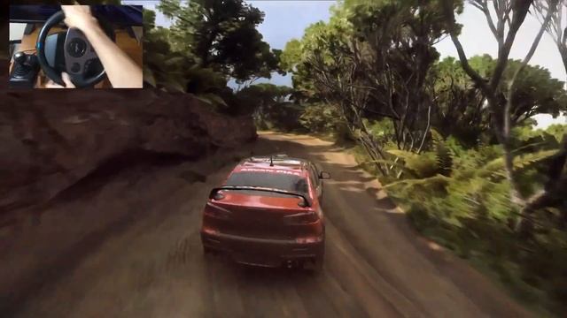 Mitsubishi Lancer Evo X - Dirt Rally 2.0 | Steering Wheel Gameplay смотреть онлайн