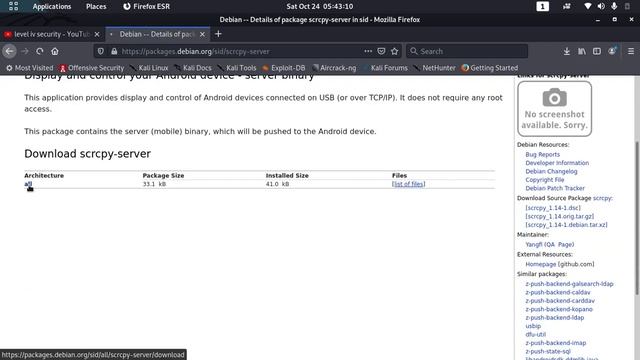 Control Android Devices From A Desktop With Scrcpy | Kali linux | Parrot Linux | level iv security смотреть онлайн