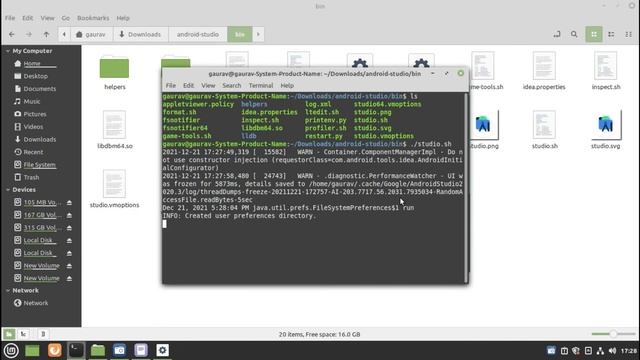 Installing Android Studio on Linux, कैसे इनस्टॉल करें Android Studio को Linux कंप्यूटर में | 2022 смотреть онлайн