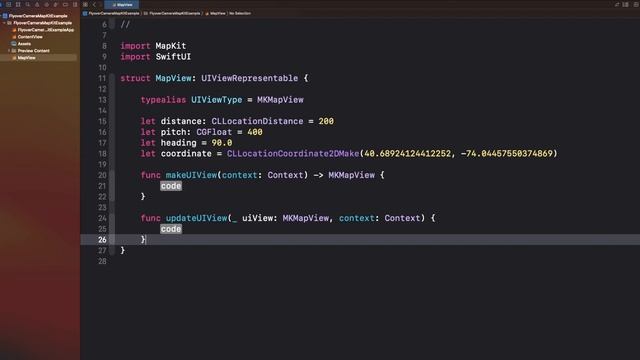 Flyover Map using MapKit in SwiftUI смотреть онлайн