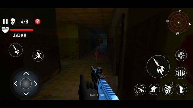 Scary Zombie FPS Shooting _ Hospital mode _ Android GamePlay Part 3 смотреть онлайн