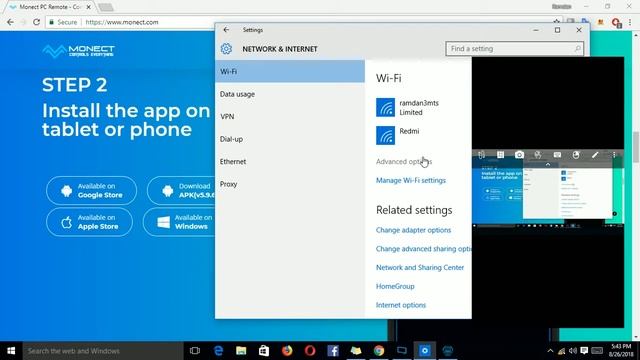 Cara meremote pc, cara transfer file tanpa kabel data dengan aplikasi monect смотреть онлайн