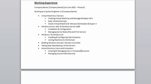 How Build Your Resume and Apply for Job - Windows Server 2012 - Get IT Job смотреть онлайн