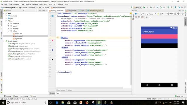 Android App Development Bangla Tutorial | Class 23 Linear Layout WeightSum смотреть онлайн