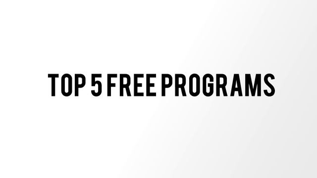 Top 5 FREE Programs! смотреть онлайн