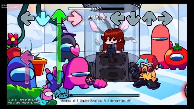 FNF VS. Imposter V4 - LUA Recreation | Pink Full Week Showcase | V0.5 смотреть онлайн