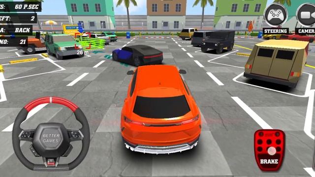 Car Parking Round Clear Good Drive #ios #cargames #android #shortvideo
