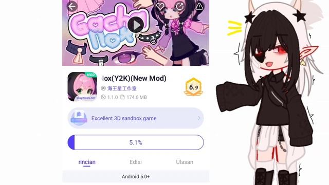 cara mendownload gacha nox di aplikasi lewat Google 🇮🇩🗿 смотреть онлайн