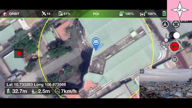 Bay cùng Tako TV| #8 App Litchi vs DJI - Chế độ bay Orbit (POI) | Tốt hơn?! смотреть онлайн
