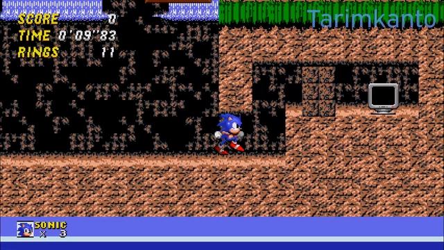 Sonic Blast Green Hill { Sonic 2 Absolute modifications gameplay } смотреть онлайн