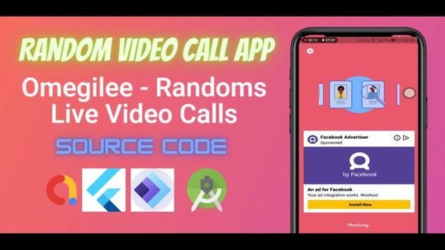 Random Video Calling App - Omegle Clone App in Flutter Android Studio With agora.io смотреть онлайн